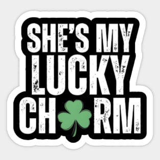 She Is My Lucky Charm Sticker